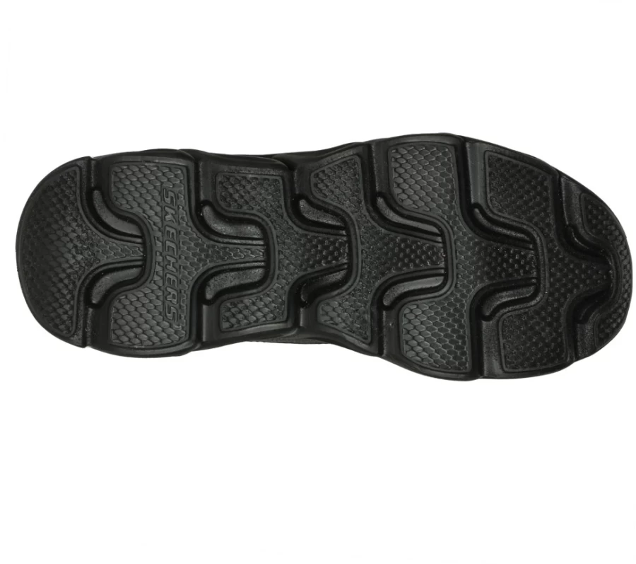 SKECHERS Kids Slip-Ins Flex Glide Sneakers - Black & Multi Color Comfortable Slip-On Shoes for Children