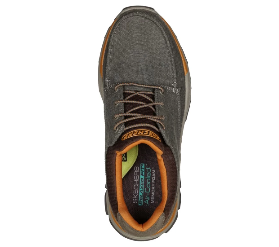 SKECHERS Men's Relaxed Fit Respected - Loleto Brown Casual Shoes