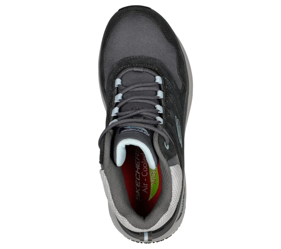"SKECHERS Women's Max Cushioning Arch Fit Sneakers in Charcoal - Supportive & Comfortable Walking Shoes"
