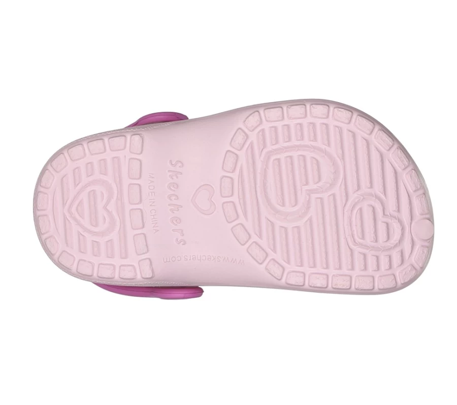 SKECHERS Kids' Foamies Heart Charmer Sneakers in Pink & Multi Color