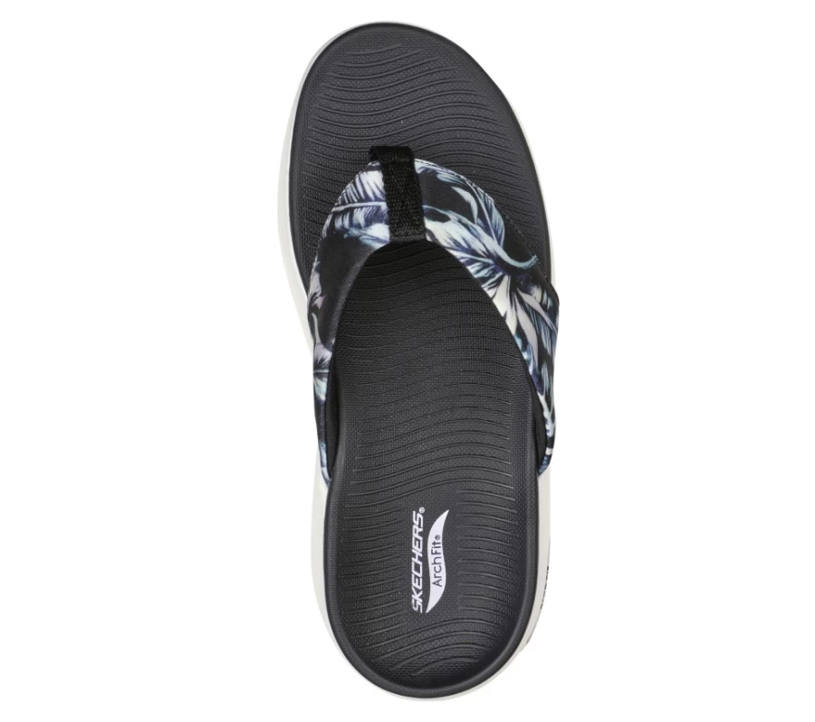 SKECHERS Women's Max Cushioning Arch Fit Prime Sneakers in Black / Multi - Island Time Style