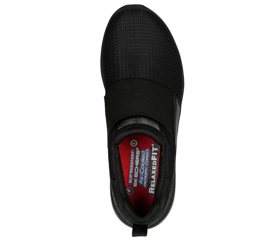 SKECHERS Women's Black Work Shoes - Dantey Esmitt Sr Style