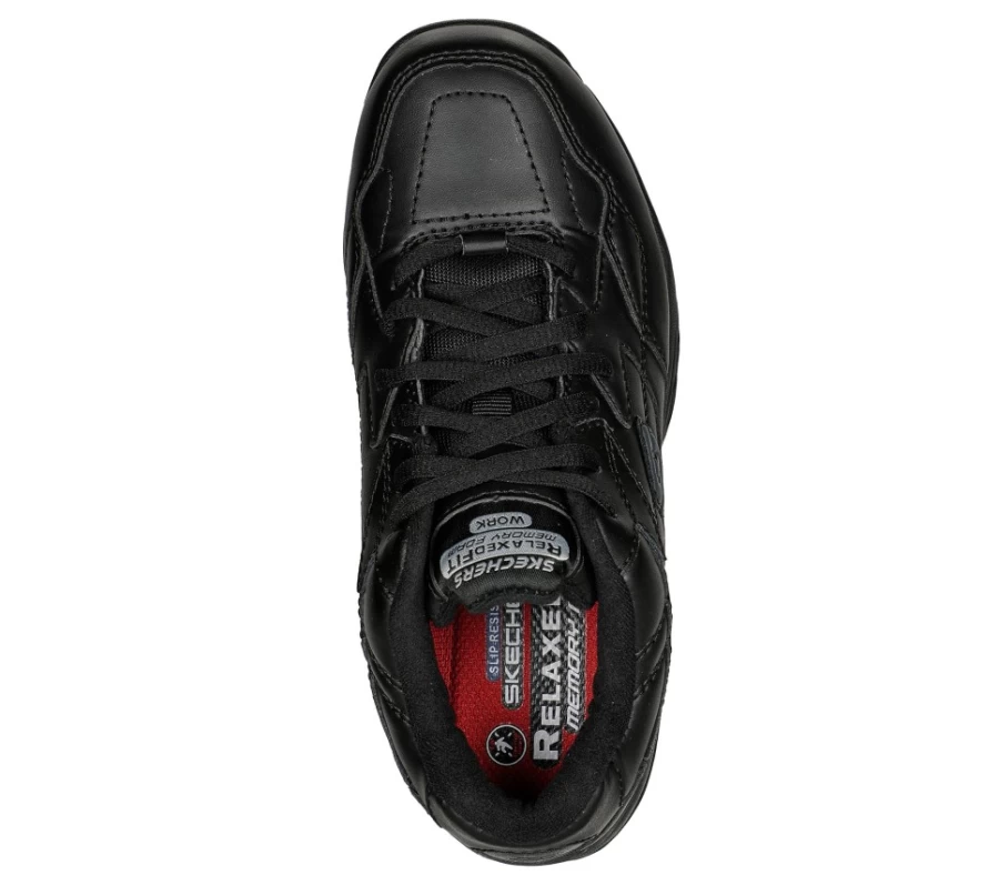 SKECHERS Women's Felton - Albie Sr Relaxed Fit Sneakers in Black