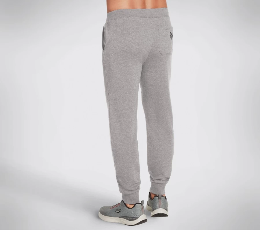 SKECHERS Men's Light Gray Expedition Jogger Pants for Comfort & Style