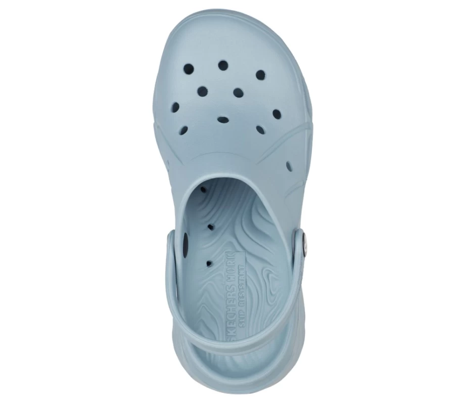 SKECHERS Women's Max Cushioning Sr Clog - Aqua Comfort Slip-On Shoes for Work