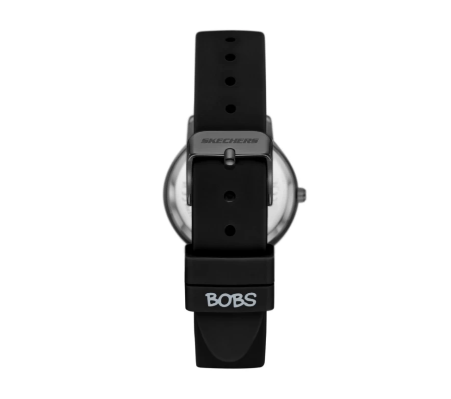 SKECHERS Women's Black Comic Dog Watch - Bobs Fun & Stylish Timepiece