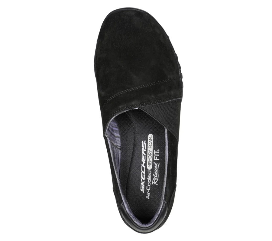 SKECHERS Women's Relaxed Fit Breathe-Easy Kindred Sneakers in Black