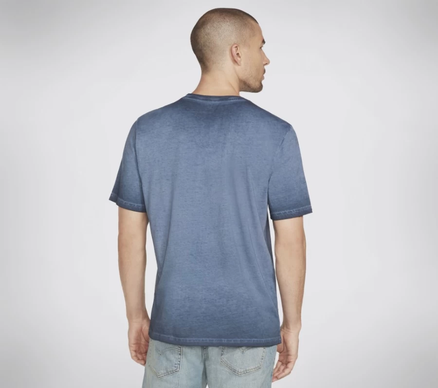 SKECHERS Men's Navy Skech-Dye Americana 92 Graphic T-Shirt