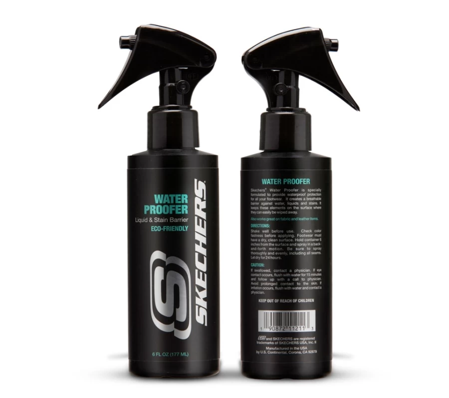 SKECHERS Men's Waterproofing Spray for Shoes & Gear, Assorted Colors – Protect Against Moisture & Stains