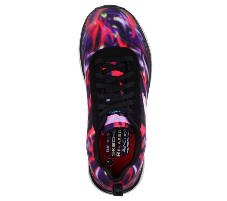 SKECHERS Women's Work Relaxed Fit Comfort Flex Sr - Hc Pro Sr Sneakers in Black / Multi