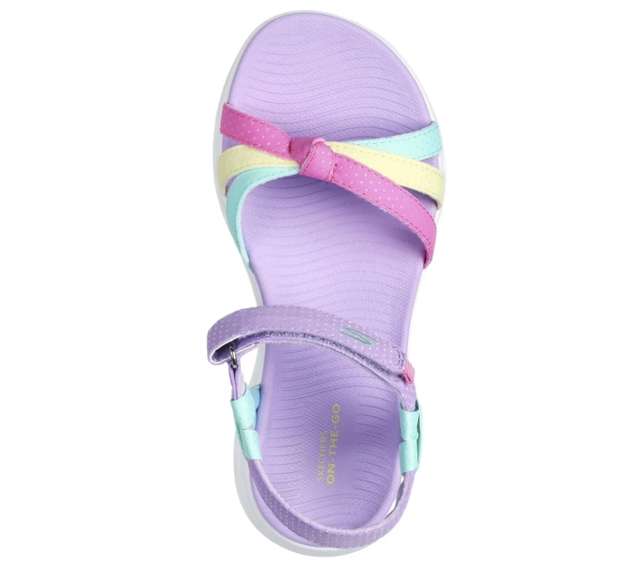 SKECHERS Kids On-The-Go 600 Multi-Color Walking Shoes for Active Children