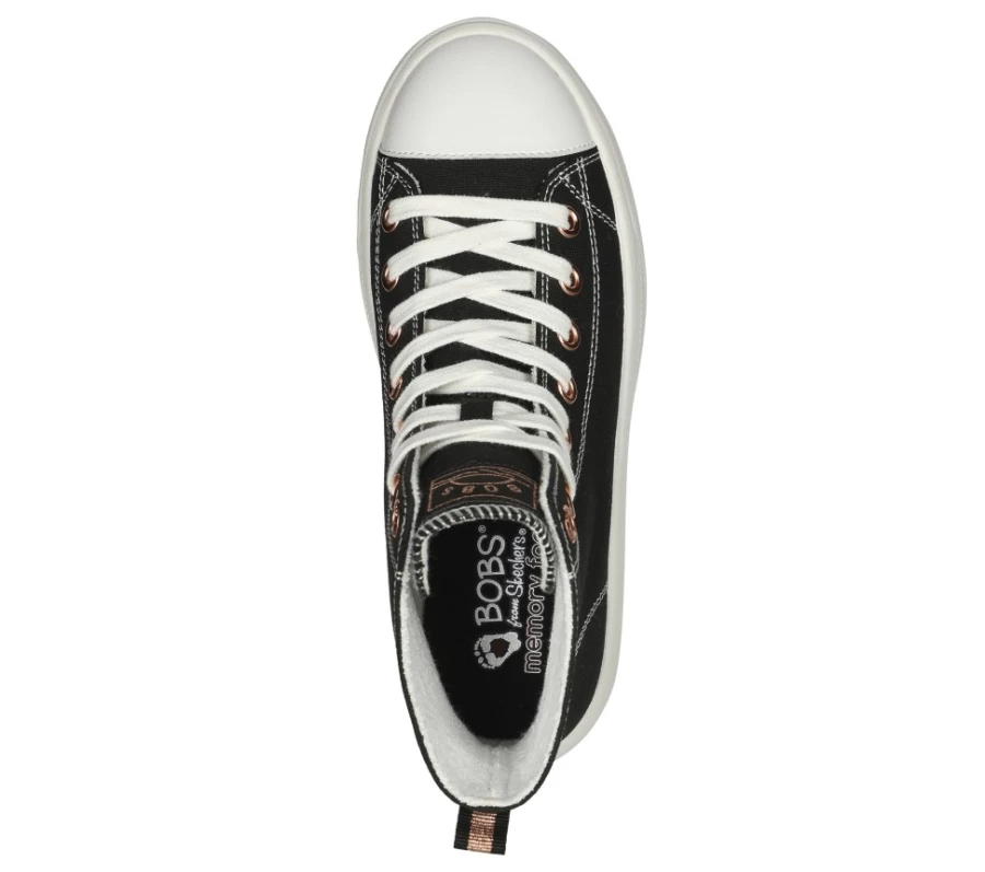 SKECHERS Women's Bobs Winnie Slip-On Sneakers in Black - Comfortable & Stylish