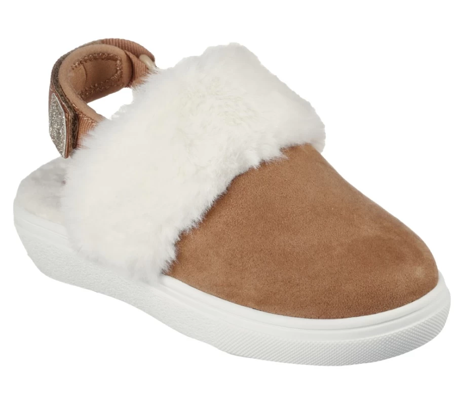 SKECHERS Kids' Chestnut Goldie - Cozy Star Sneakers for Comfort & Style