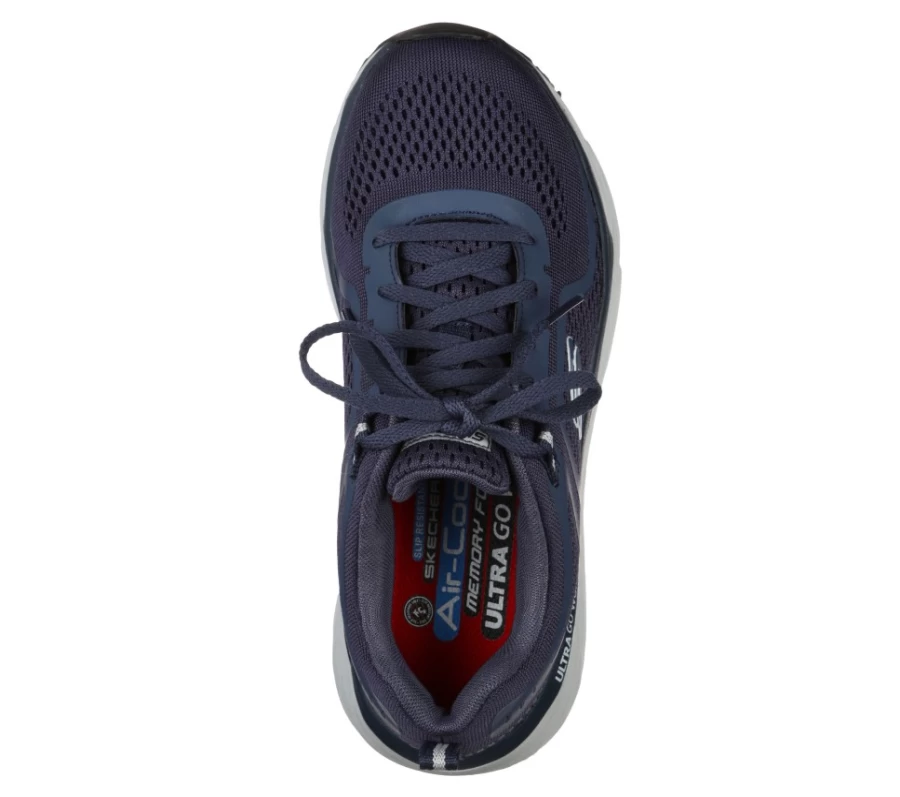 SKECHERS Women's Max Cushioning Elite Sr Sneakers in Navy/Gray - Banham Work Shoes