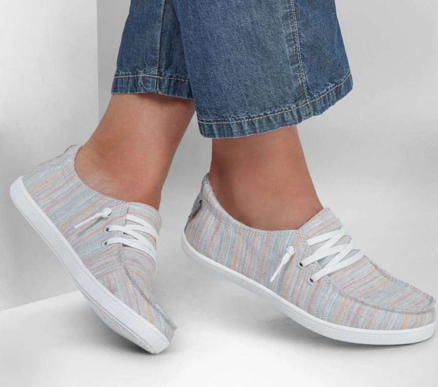 SKECHERS Women's Bobs B Cute - Carefree Cool Sneakers in Gray / Multi Color