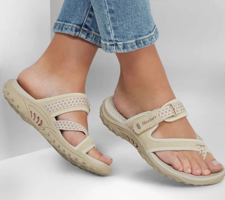 SKECHERS Women's Trail Star Reggae Sneakers in Natural Color for Comfort & Style