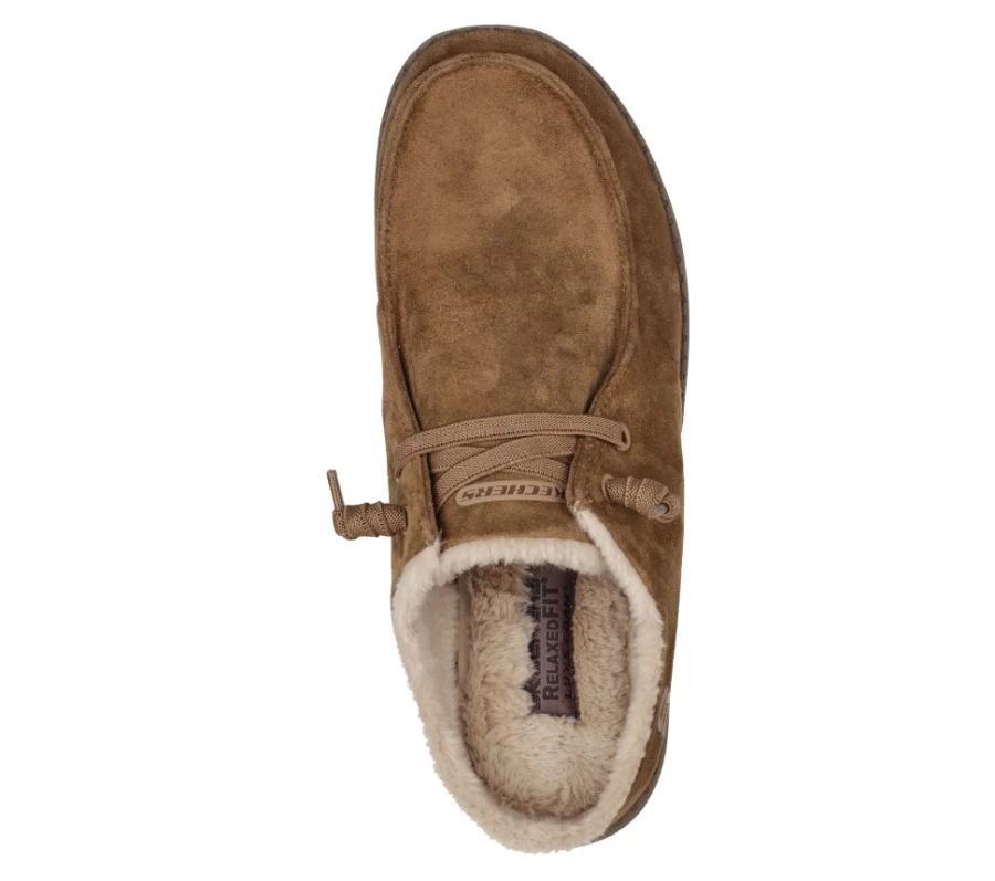 SKECHERS Men's Melson-Mozley Relaxed Fit Casual Shoes in Tan