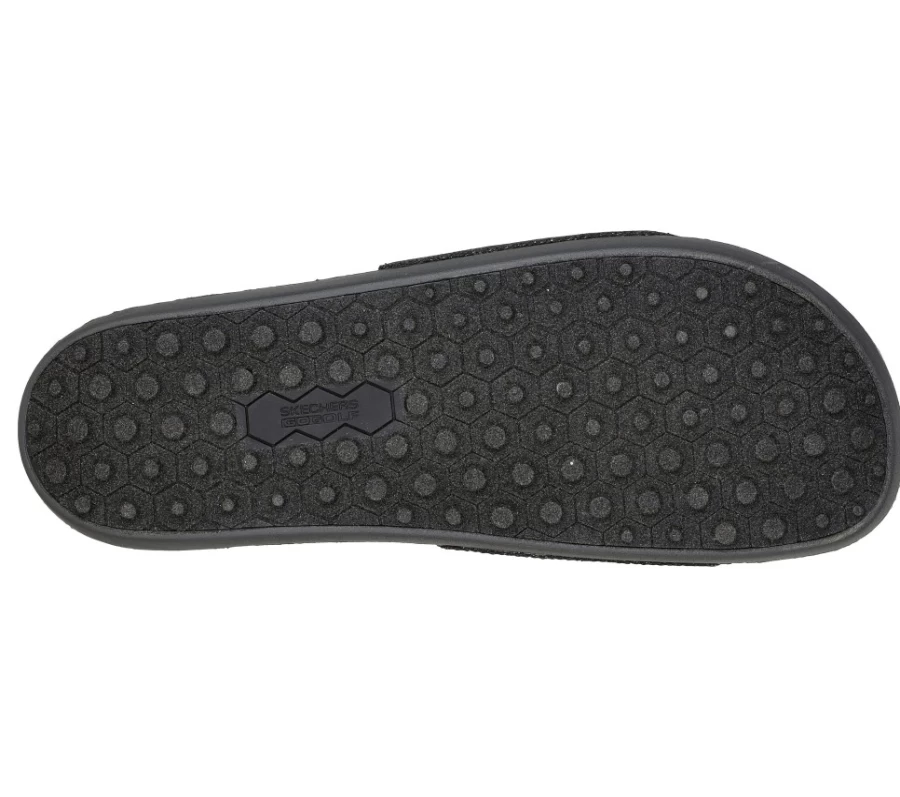 SKECHERS Men's Go Golf 19th Hole Canvas Shoes - Black / Gray Golf Sneakers