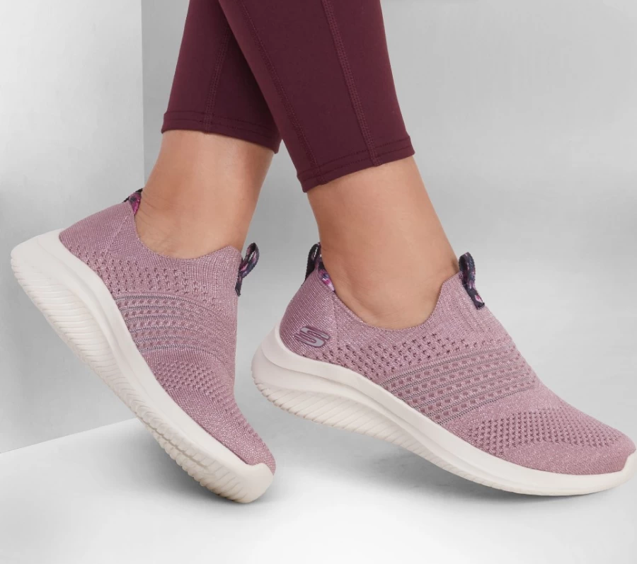 SKECHERS Women's Ultra Flex 3.0 Sneakers in Mauve - Stylish & Comfortable Walking Shoes for Women