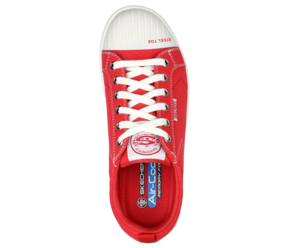 SKECHERS Women's Red Rotund Street Work Sneakers