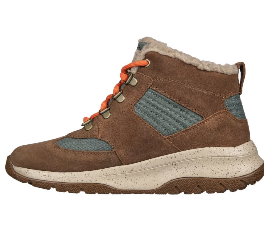 SKECHERS Women's Arch Fit Journey - Down To Earth Brown Walking Shoes