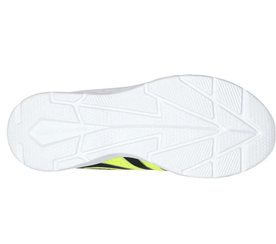 SKECHERS Kids Microspec II - Tromson Sneakers in Black, Yellow, Blue