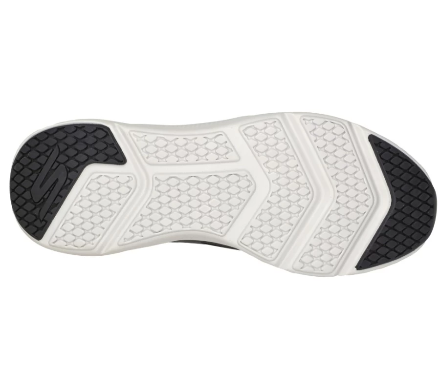 SKECHERS Men's Go Run Elevate - Ultimate Valor Running Shoes in Black & White