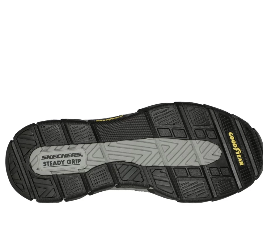 SKECHERS Men's Slip-On Sneakers in Charcoal - Slip-Ins Rf Respected Holmgren Comfort Shoes