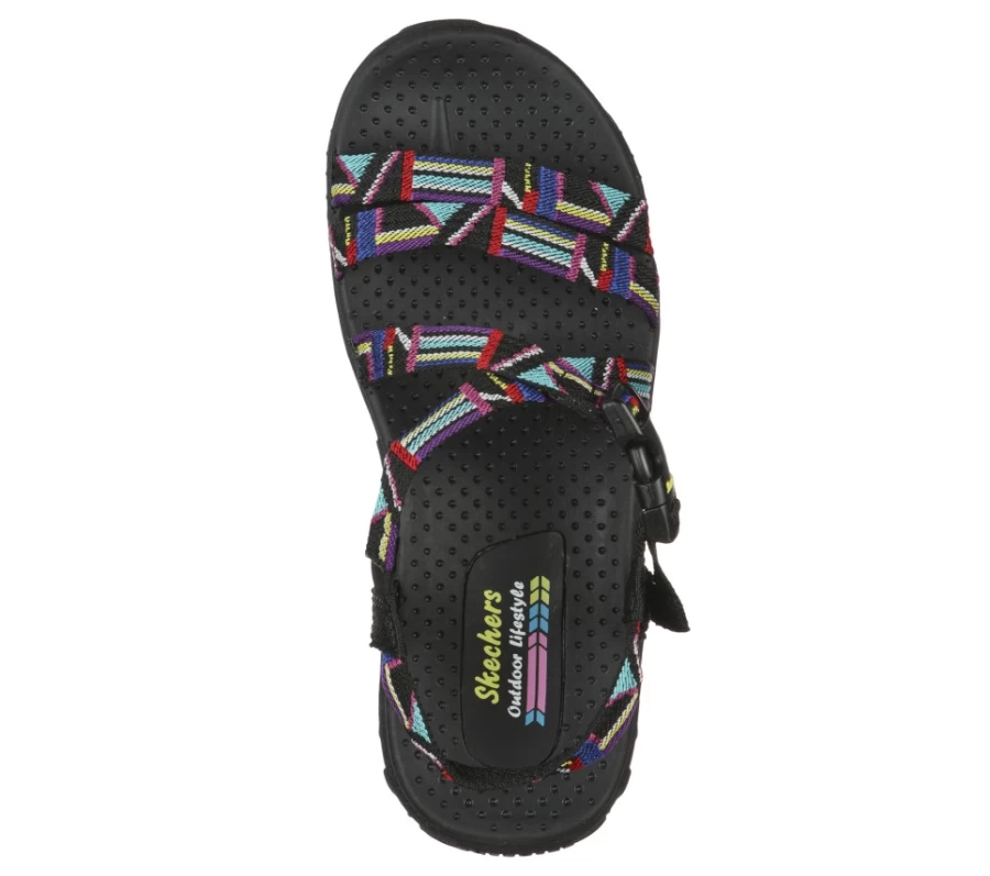 SKECHERS Women's Reggae - Native Vibez Sneakers in Black & Multi Color