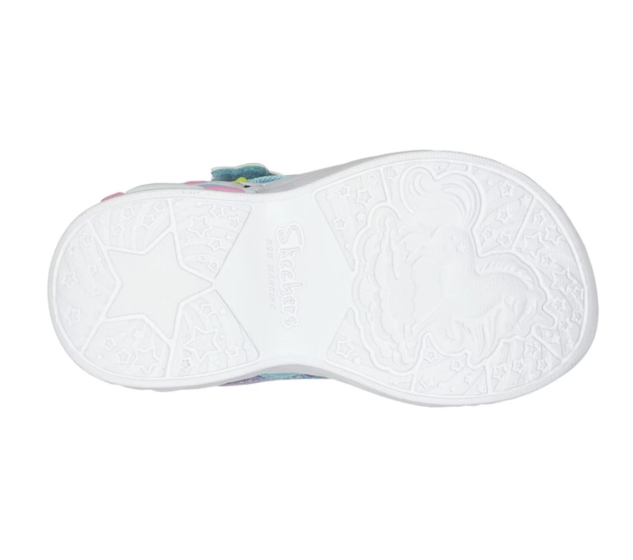 SKECHERS Kids Unicorn Dreams - Majestic Bliss Sneakers in Purple & Multi Colors