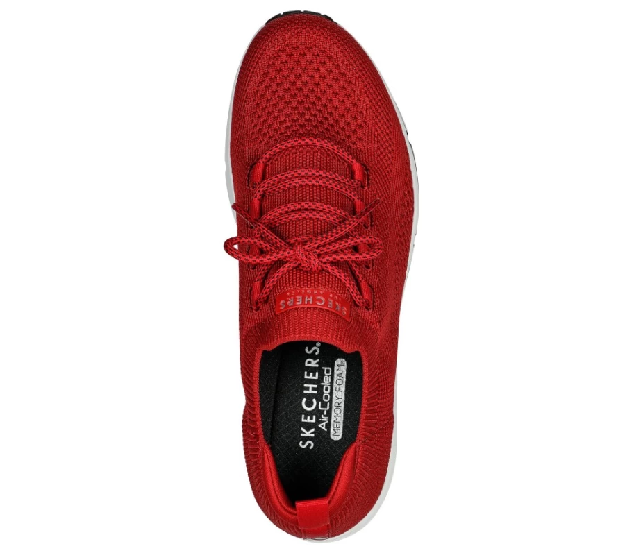 SKECHERS Men's Uno Everywear Sneakers in Red - Comfortable Casual Shoes