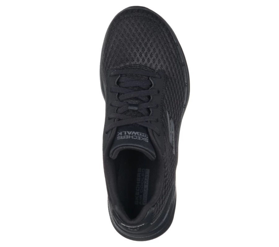 SKECHERS Women's Go Walk 6 Iconic Vision Slip-On Walking Shoes - Black