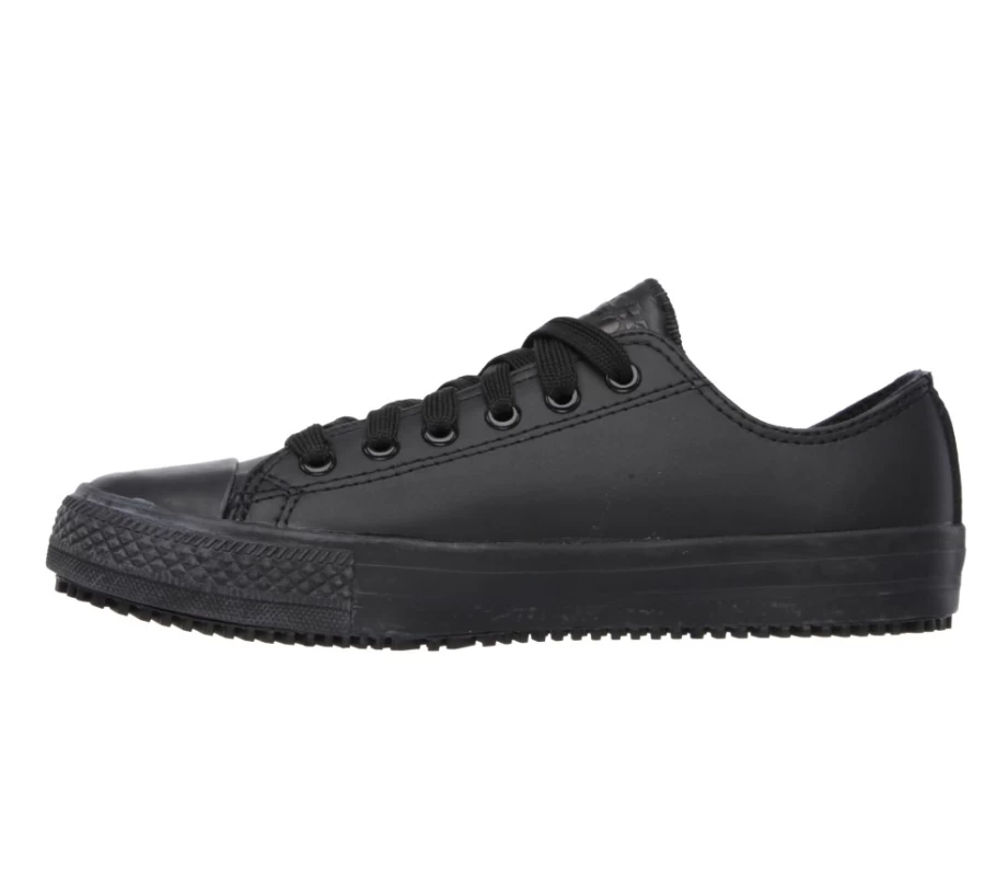 SKECHERS Women's Black Hardwood Work Shoes - Gibson Style