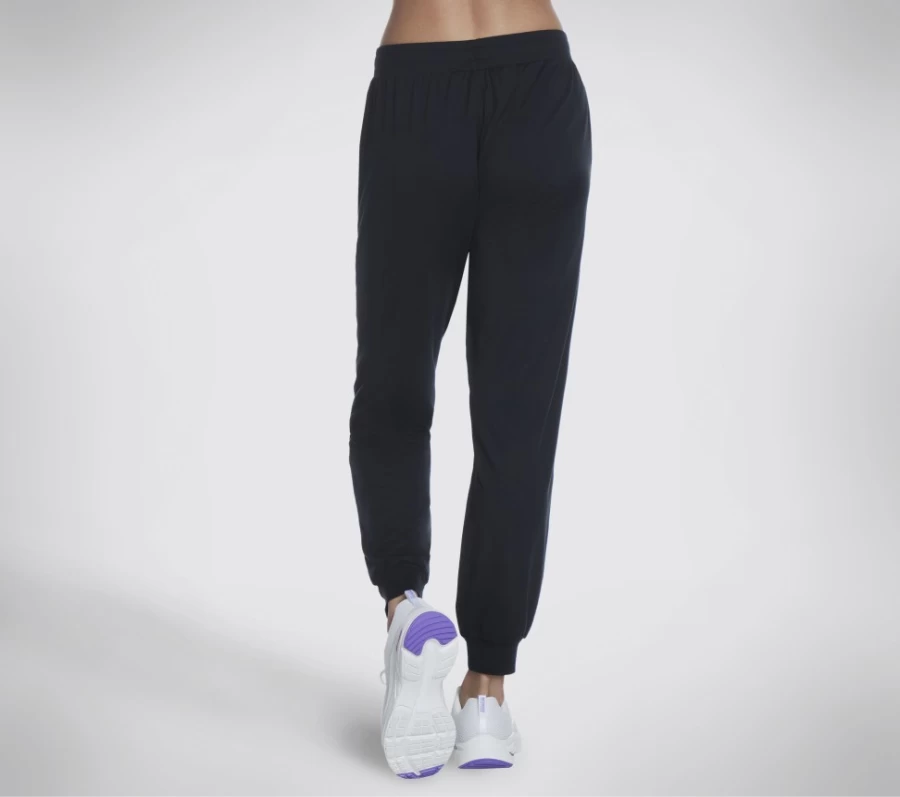 SKECHERS Women's Go Dri Swift Jogger Pants - Breathable Black Running Joggers for Women