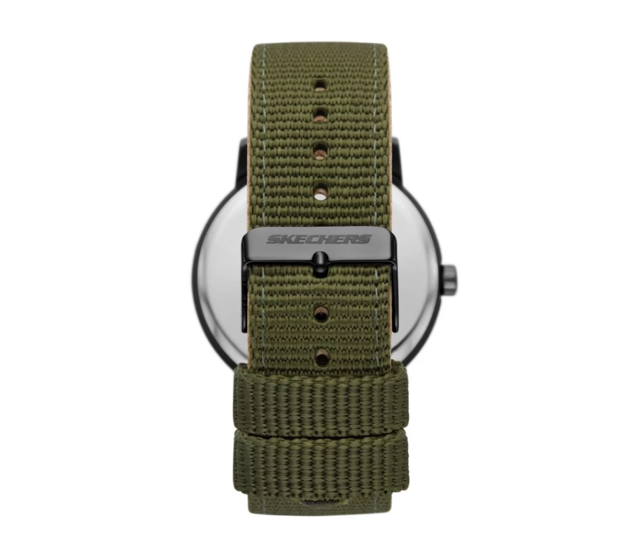 SKECHERS Men's Green Parkhurst Watch - Stylish Casual Timepiece