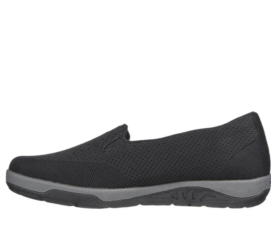SKECHERS Women's Arch Fit Reggae Cup Slip-On Sneakers - Relaxed Fit, Black