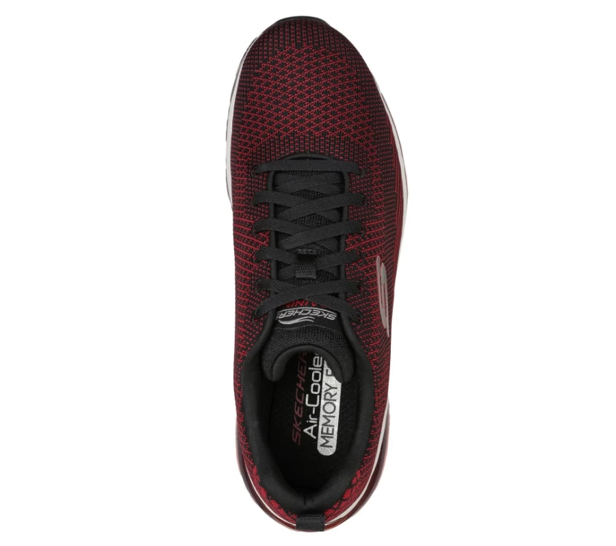 SKECHERS Men's Skech-Air Element 2.0 Sneakers in Black & Red - Lightweight Comfortable Running Shoes