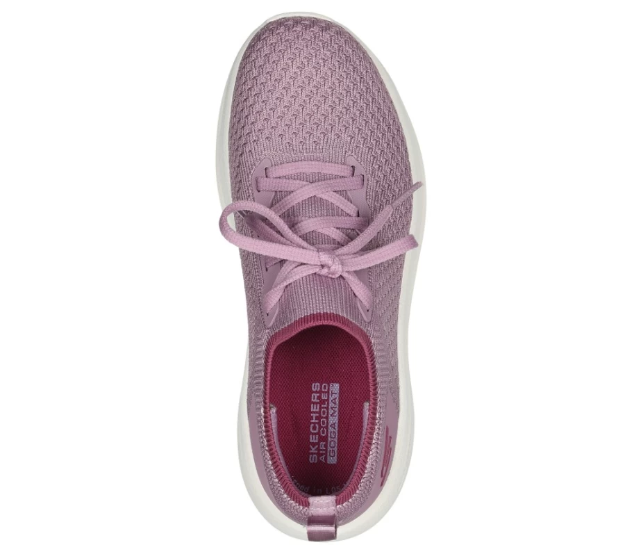 SKECHERS Women's Juno Max Cushioning Essential Sneakers in Mauve - Comfortable Running Shoes for Women
