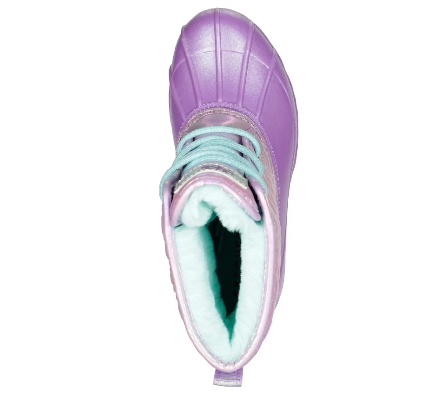 SKECHERS Kids Lavender Puddle Pouncers Aqua Splashers Waterproof Rain Boots