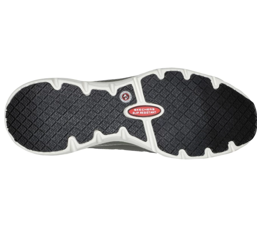 SKECHERS Men's Arch Fit Sr - Riggit Green Work Shoes