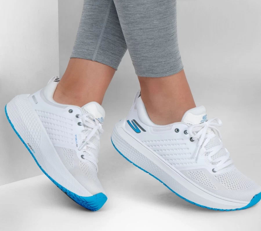 SKECHERS Women's Go Run Arch Fit Balance 3 - White Running Shoes for Comfort & Support