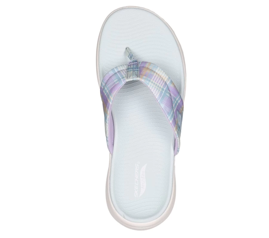 SKECHERS Women's Arch Fit Radiance - Flair Sneakers in Blue & Multi Color