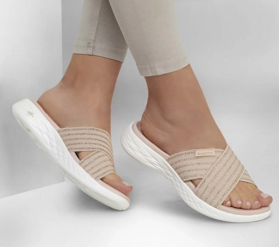 SKECHERS Women's On-The-Go 600 Rose - Lightweight Walking Shoes for Comfort & Style