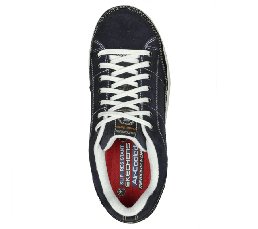 SKECHERS Men's Work Watab - Keigan St Sneakers in Navy/Black