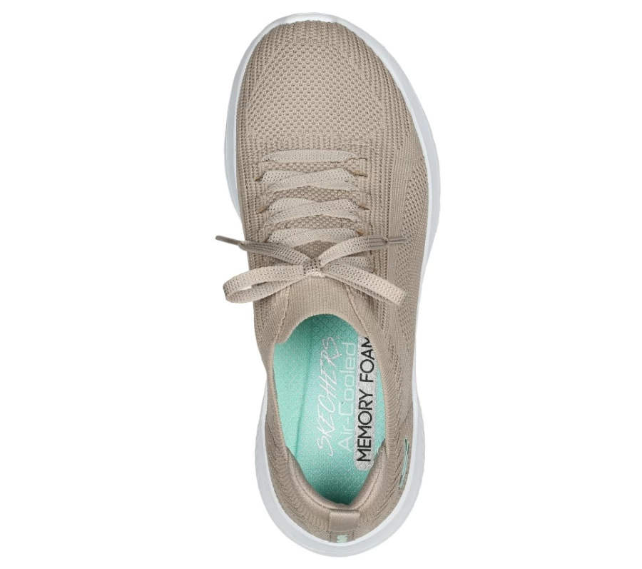 SKECHERS Women's Ultra Flex 3.0 Sneakers in Taupe - Lightweight Comfort Walking Shoes