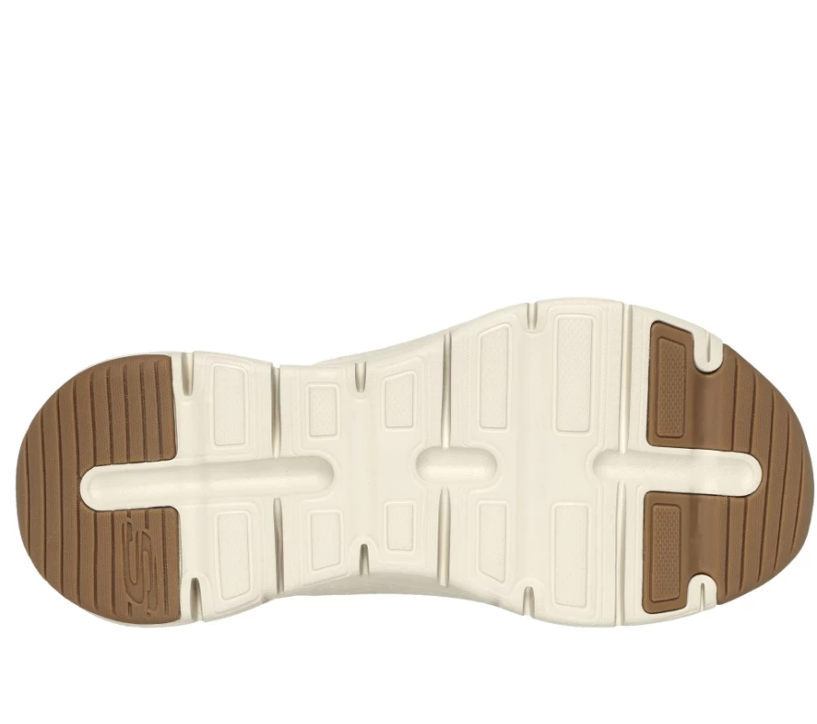 SKECHERS Men's Arch Fit Sandal - Day Trip Comfortable Walking Shoes in Tan