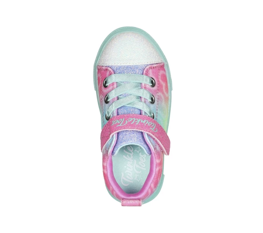 SKECHERS Kids Twinkle Sparks Ice - Dreamsicle Multi-Color Sneakers