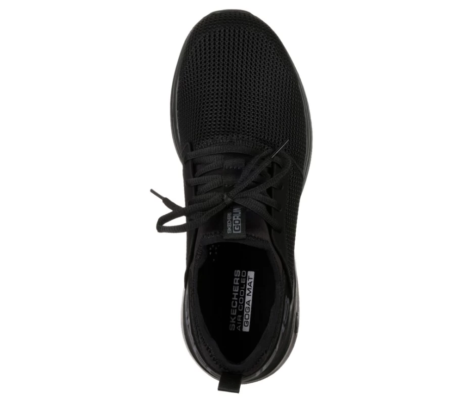 SKECHERS Men's Go Run Fast - Valor Running Shoes in Black