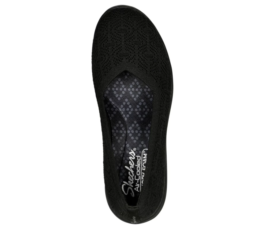 SKECHERS Women's Arya - For-Real Sneakers in Black