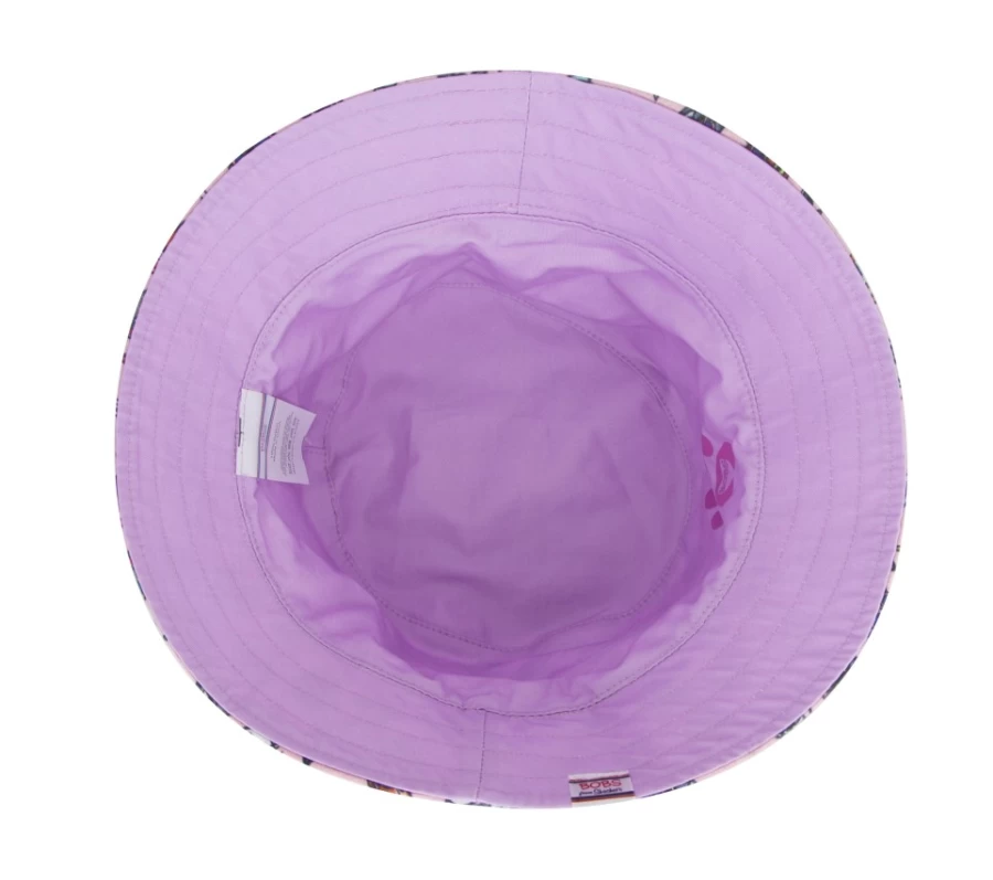SKECHERS Women's Reversible Bucket Hat - Pink & Yellow, Bobs Coolest Cats Design